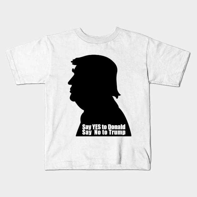 Donald trump #1 Kids T-Shirt by peyek saputra